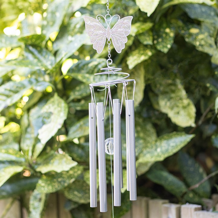 White Butterfly Windchime 🇬🇧