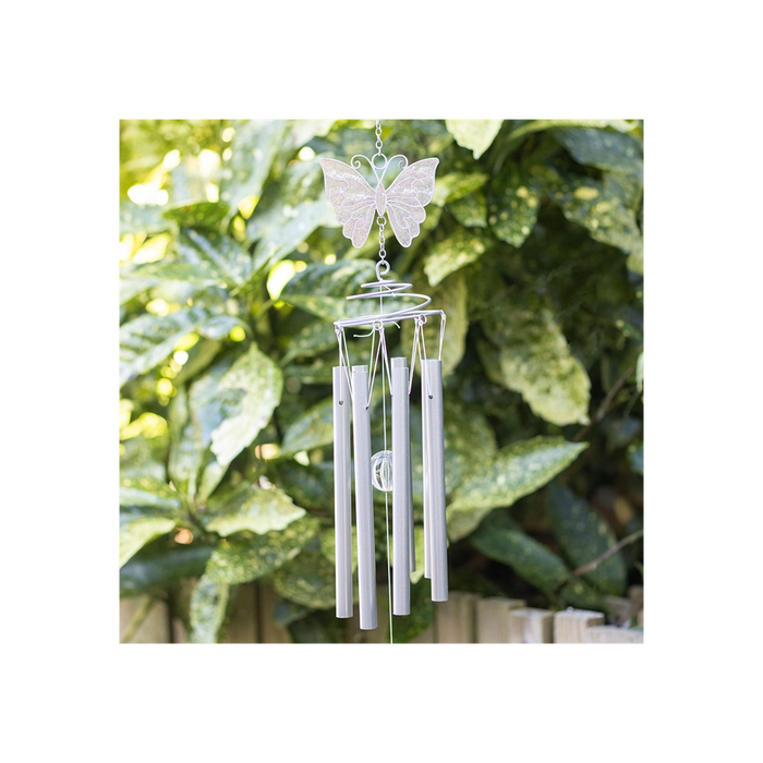 White Butterfly Windchime 🇬🇧