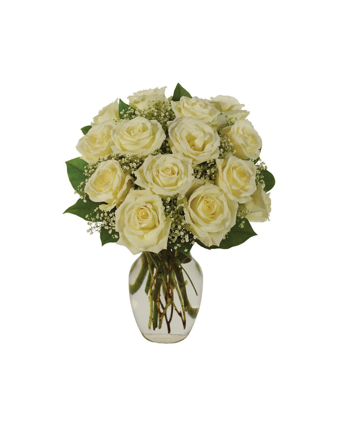 WHITE ROSE BOUQUET bloomexusa