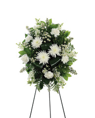 WHITE STANDING SPRAY bloomexusa