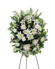 WHITE STANDING SPRAY bloomexusa