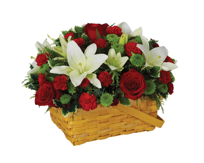 Winter's Greeting Basket bloomexusa