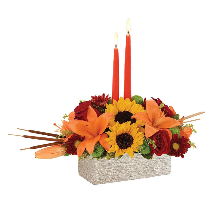 With Many Thanks Centerpiece bloomexusa