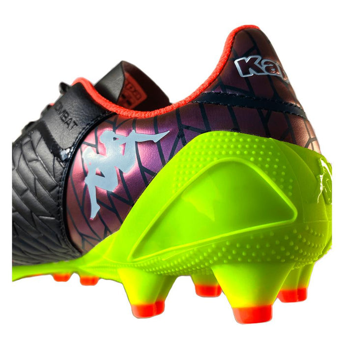 Zapatilla Fútbol Men Kombat Player Base Black Neon Green Firm Ground