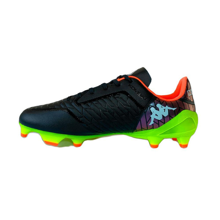 Zapatilla Fútbol Men Kombat Player Base Black Neon Green Firm Ground