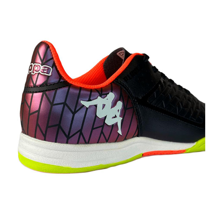Zapatilla Fútbol Men Kombat Player Base Black Neon Green Indoor