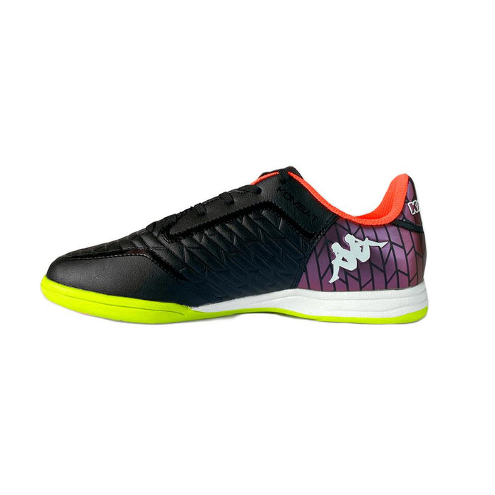 Zapatilla Fútbol Men Kombat Player Base Black Neon Green Indoor