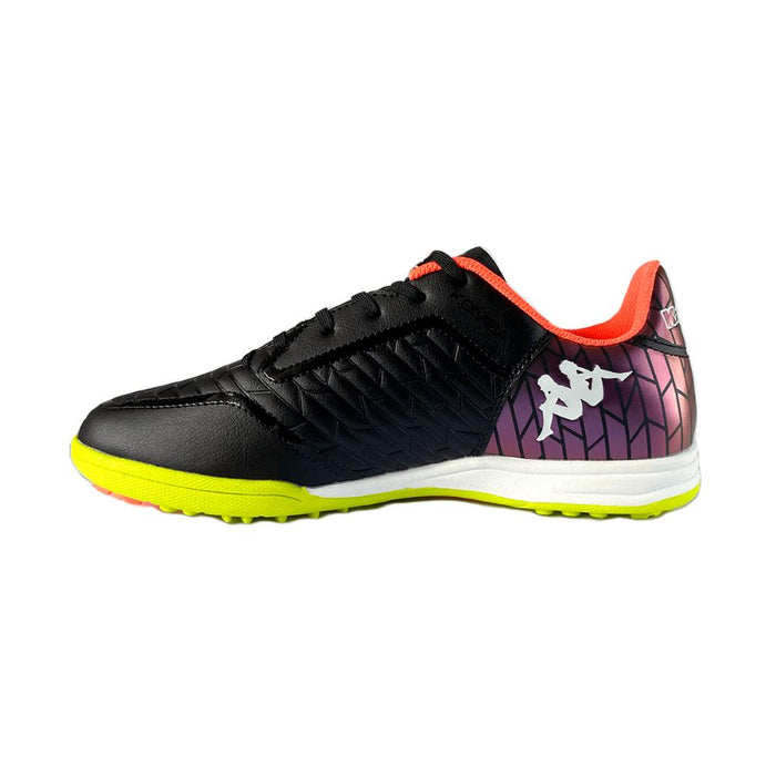 Zapatilla Fútbol Men Kombat Player Base Black Neon Green Turf Ground